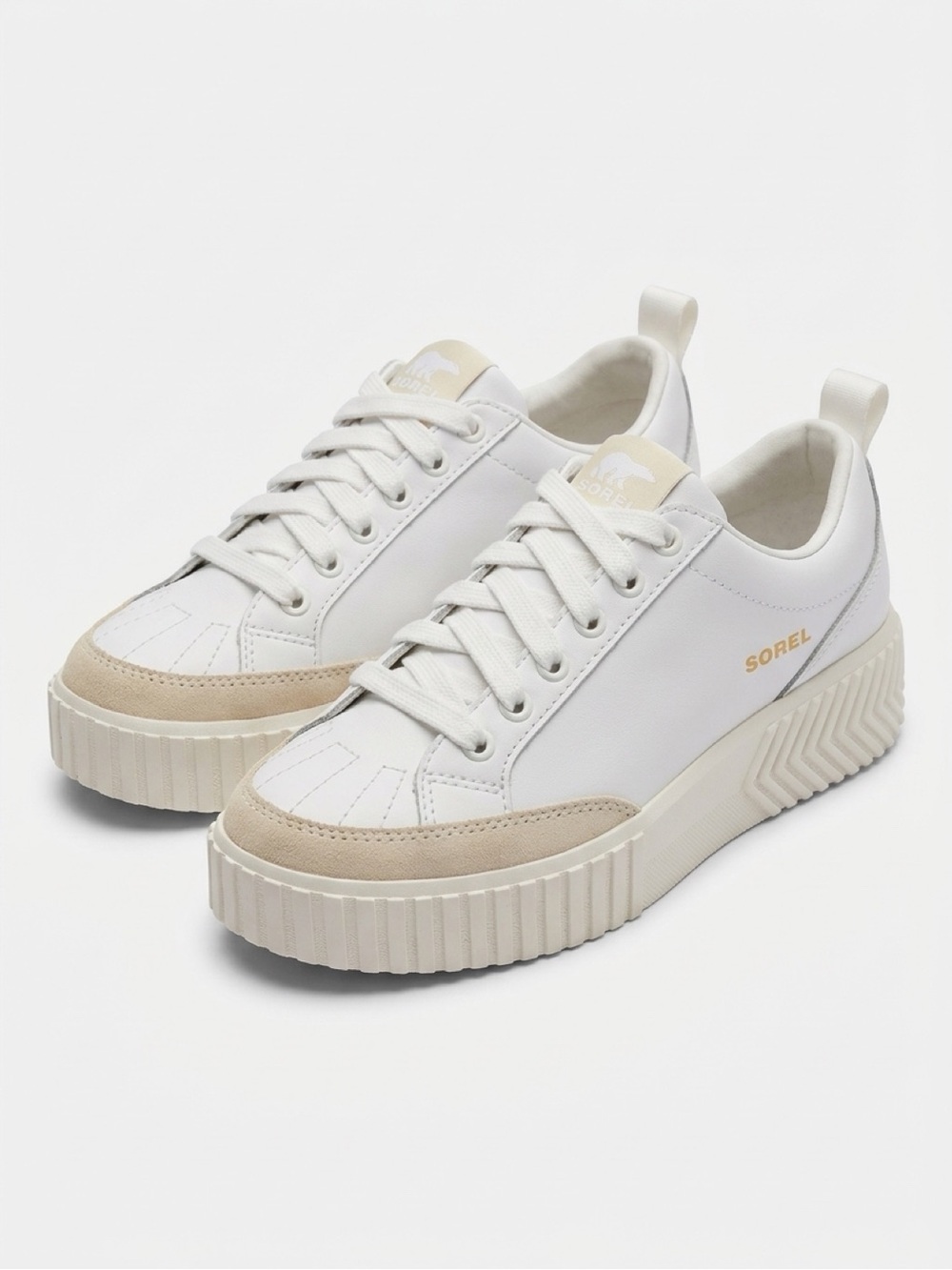 Sorel Women's White Platform Sneaker